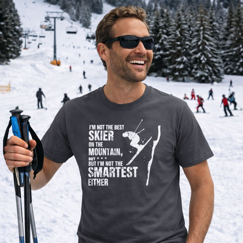 Not The Smartest™ Skier T-Shirt